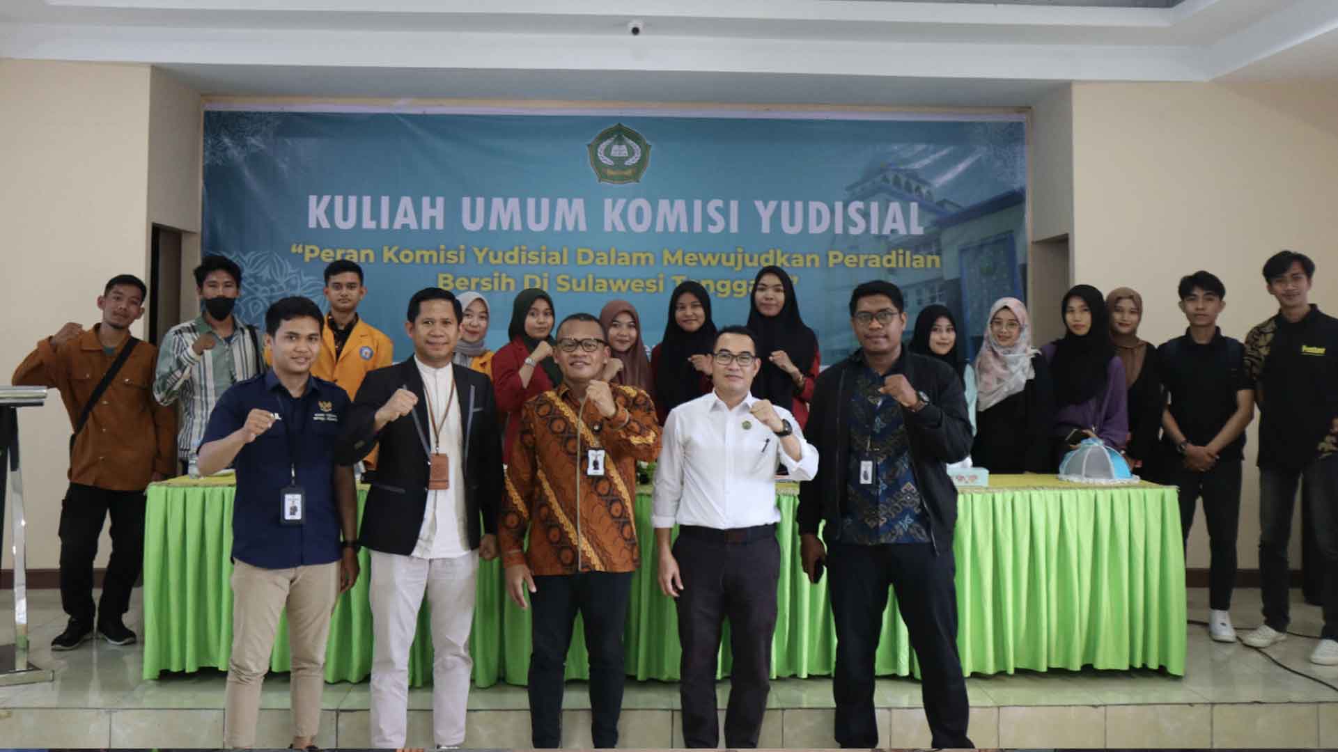 Penghubung KY Sultra Ajak Mahasiswa IAIN Kendari Wujudkan Peradilan Bersih