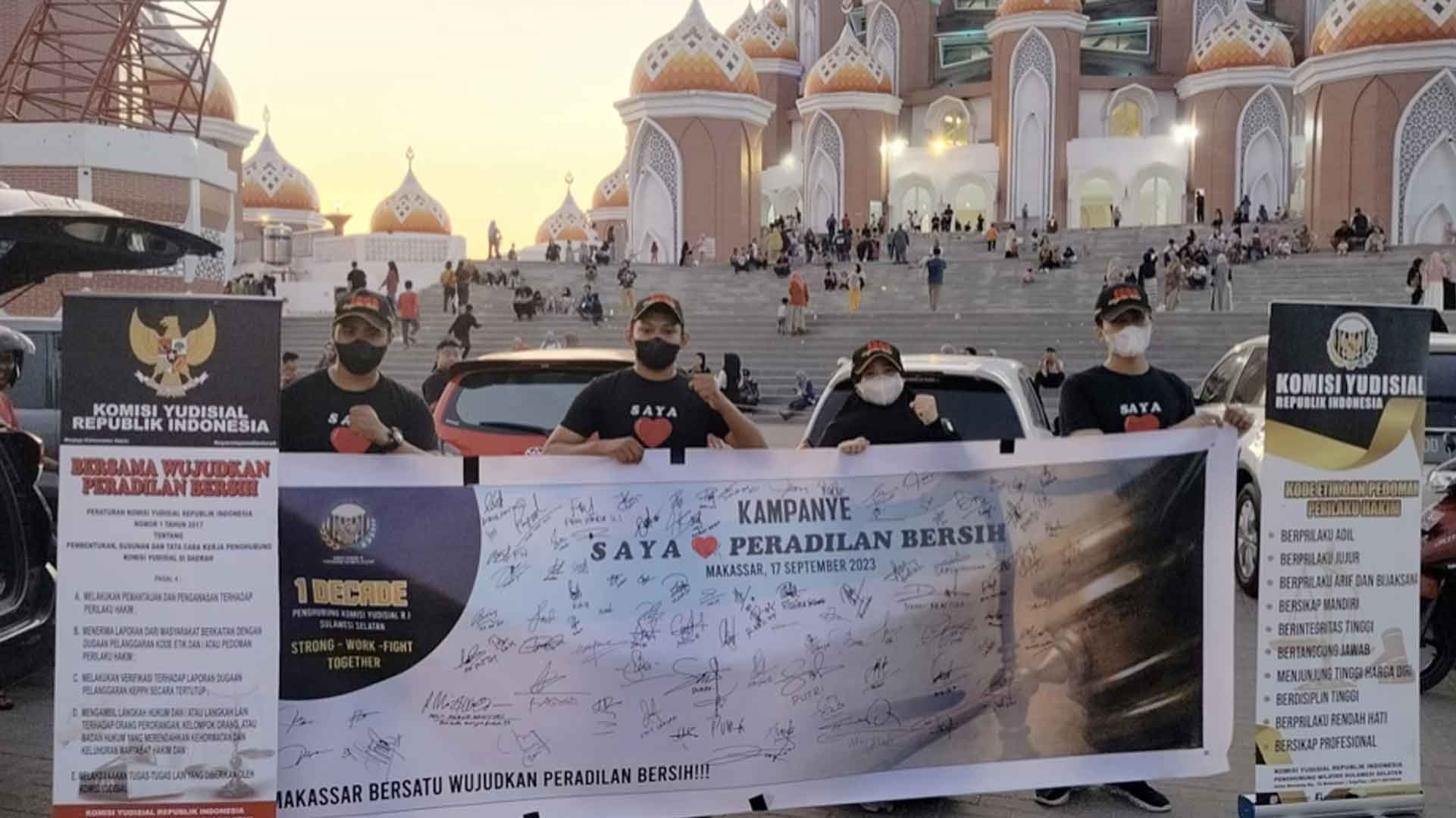 Perayaan Satu Dekade, Penghubung KY Sulawesi Selatan Ajak Publik Suarakan Peradilan Bersih