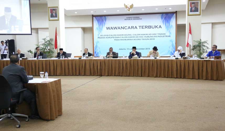 Ketua KY Buka Seleksi Wawancara CHA 2019 Ketua KY Buka Seleksi Wawancara CHA 2019