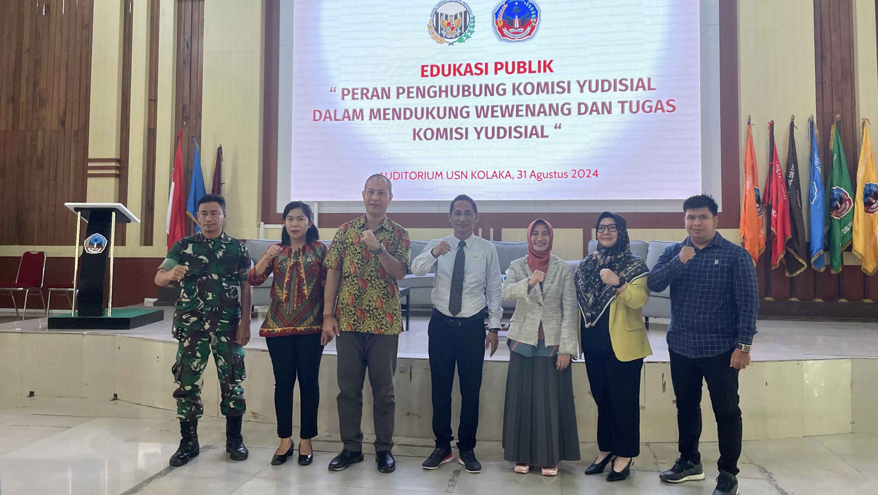 Gelar Edukasi Publik, Penghubung KY Sultra Ajak Warga Kolaka Awasi Perilaku Hakim