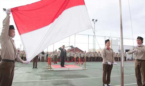 Peringati Hari Lahir Pancasila, KY Selenggarakan Upacara Bendera