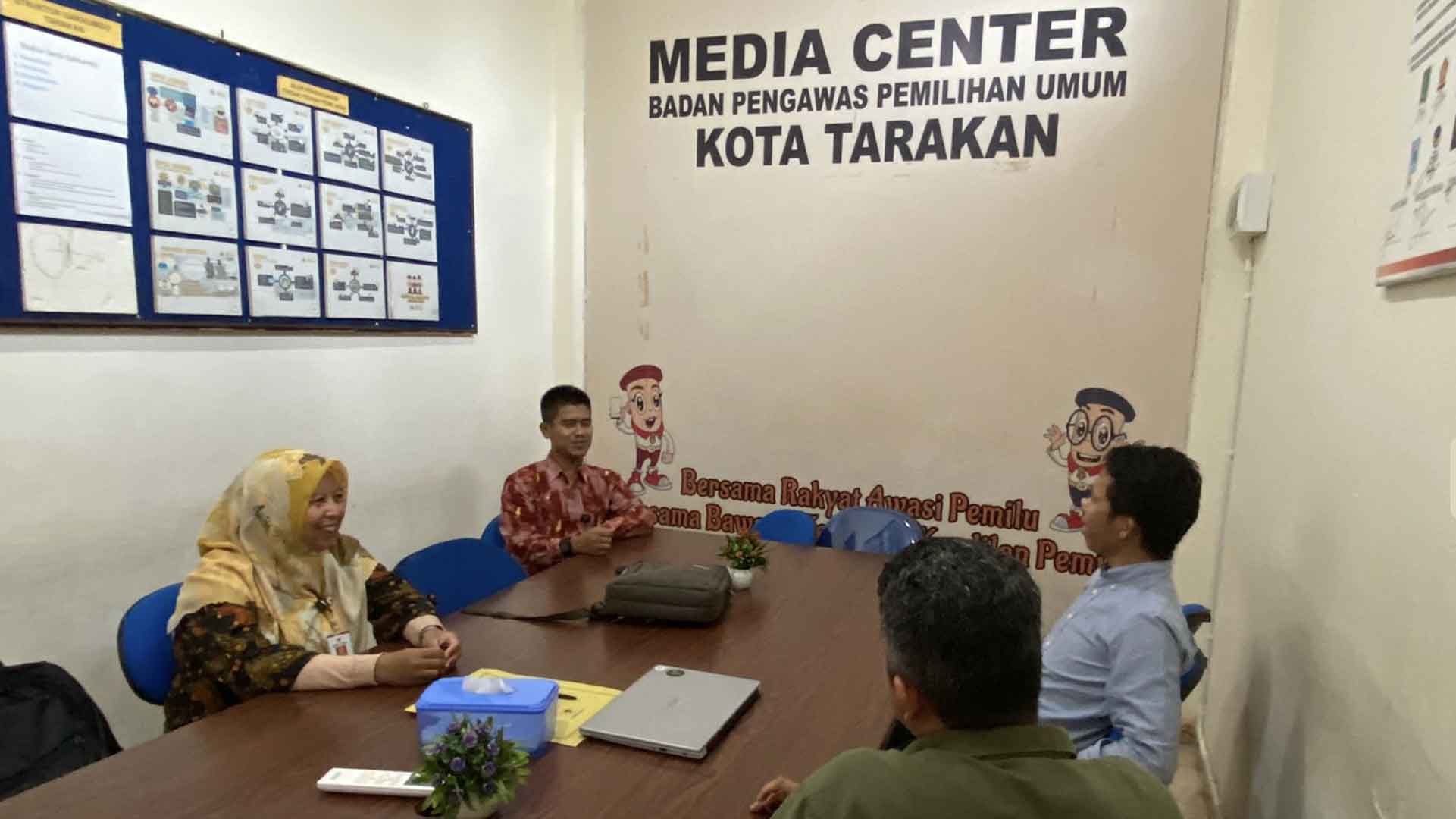 Penghubung KY Kaltim Koordinasi dengan Bawaslu Kota Tarakan