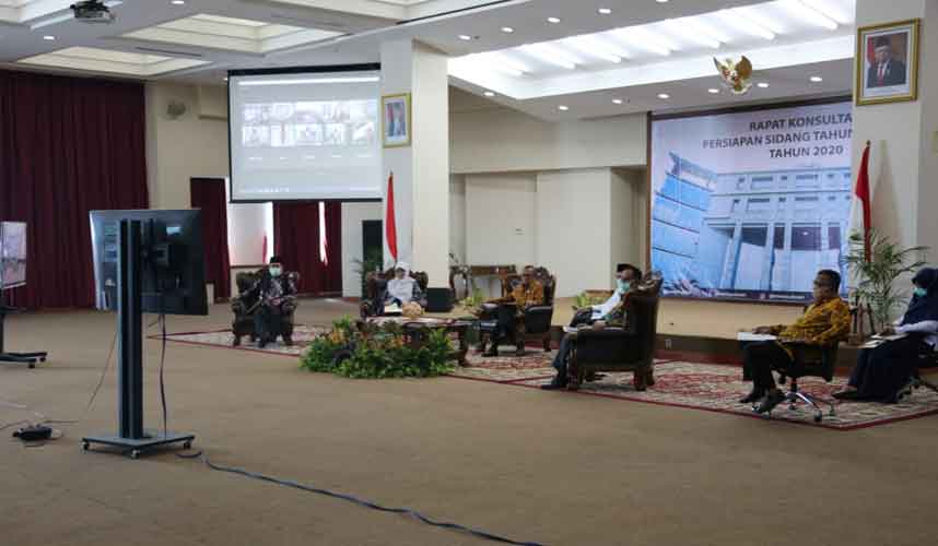 Pimpinan KY dan Pimpinan MPR Rapat Persiapan Sidang Tahunan MPR RI Tahun 2020 Pimpinan KY dan Pimpinan MPR Rapat Persiapan Sidang Tahunan MPR RI Tahun 2020