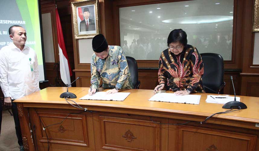 Penyelesaian Perkara Lingkungan Hidup dan Kehutanan, KY dan KLHK Tandatangani MoU Penyelesaian Perkara Lingkungan Hidup dan Kehutanan, KY dan KLHK Tandatangani MoU