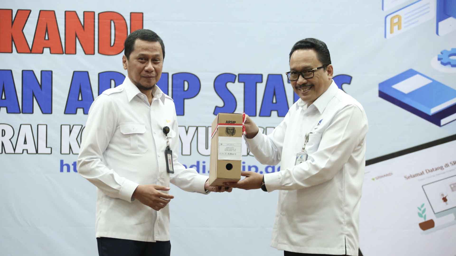 KY Resmi Gunakan Aplikasi SRIKANDI dan Penyerahan Arsip Statis kepada ANRI