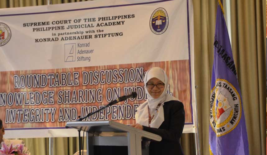 Wakil Ketua KY Menjadi Pembicara Internasional Workshop Rule of Law Programme Asia Wakil Ketua KY Menjadi Pembicara Internasional Workshop Rule of Law Programme Asia