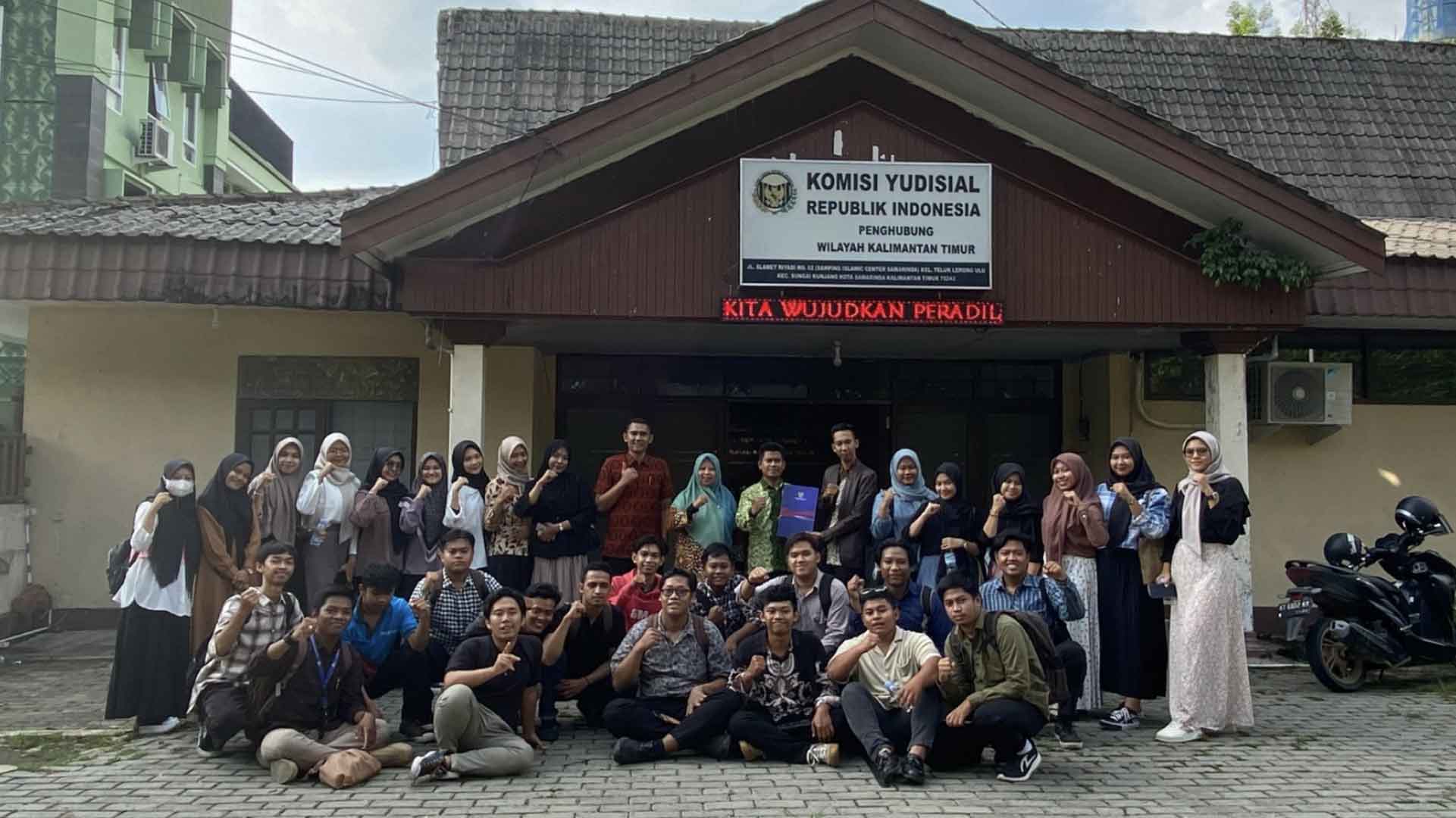 Dukung Peradilan Bersih, Mahasiswa HTN UINSI Kunjungi Penghubung KY Kaltim