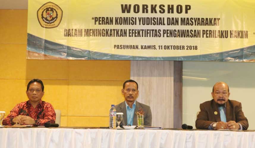 KY Ajak Masyarakat Pasuruan Bantu Awasi Hakim KY Ajak Masyarakat Pasuruan Bantu Awasi Hakim