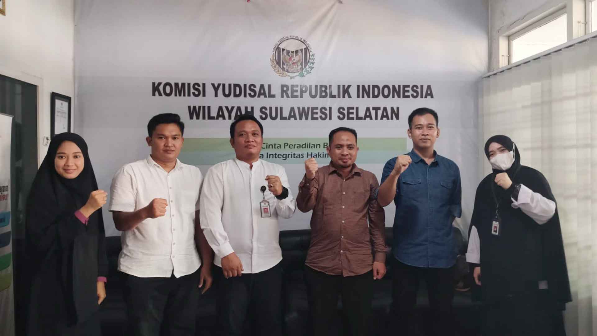 Penghubung KY Sulsel Terima Kunjungan Perwakilan FH Unimerz