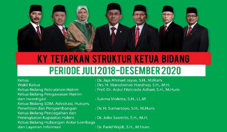 KY Miliki Struktur Ketua Bidang Baru KY Miliki Struktur Ketua Bidang Baru