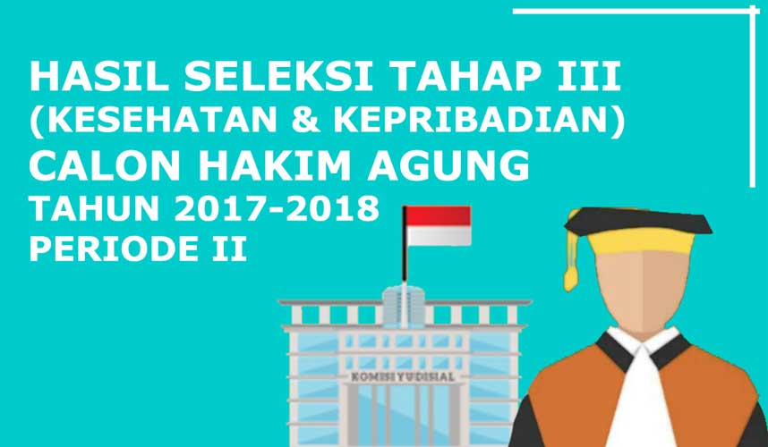 KY Loloskan 8 CHA ke Tahap Seleksi Wawancara KY Loloskan 8 CHA ke Tahap Seleksi Wawancara