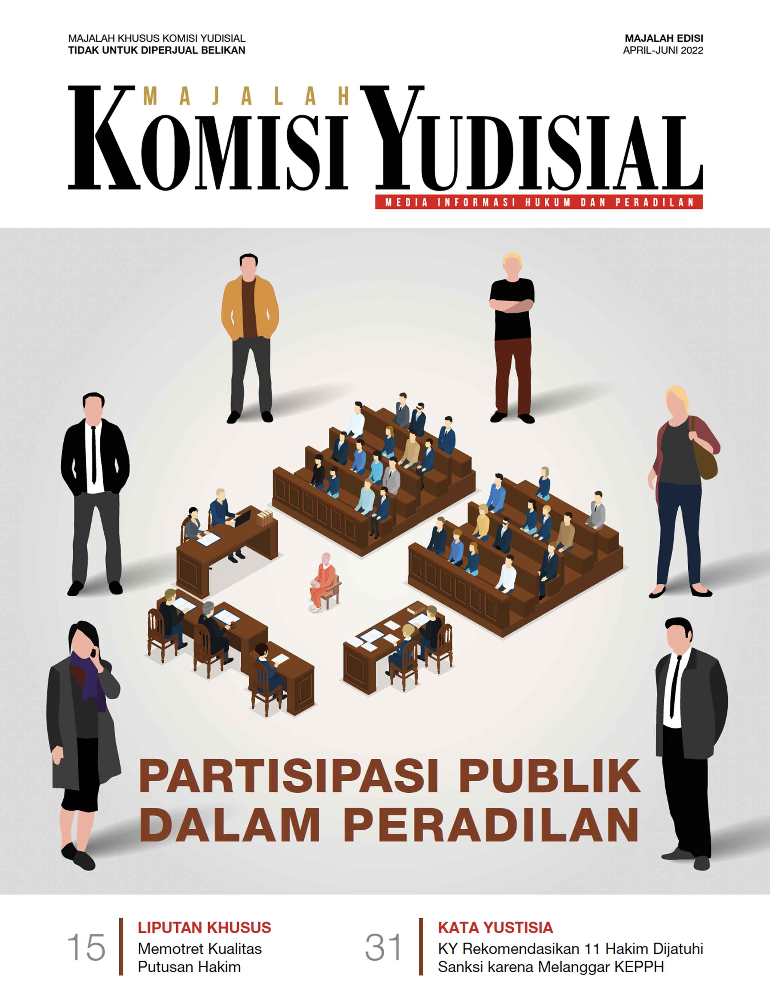 Majalah Komisi Yudisial edisi April-Juni 2022