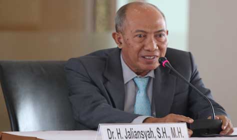 CHA Jaliansyah Ingin Distribusi Hakim Lebih Merata CHA Jaliansyah Ingin Distribusi Hakim Lebih Merata