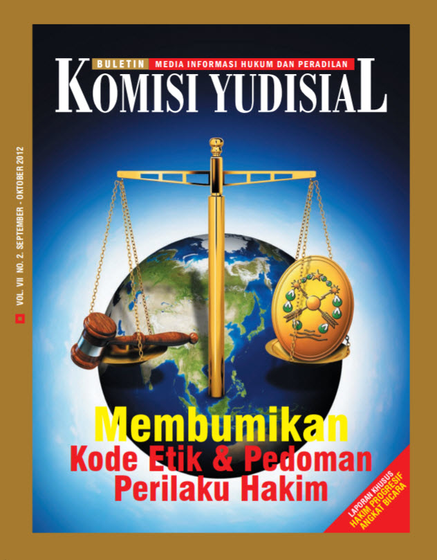 Buletin Komisi Yudisial edisi September-Oktober 2012