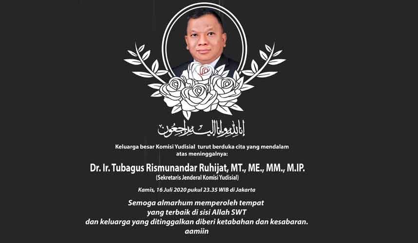 KY Berduka, Sekjen KY Meninggal Dunia KY Berduka, Sekjen KY Meninggal Dunia