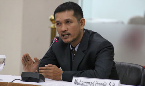 Calon Hakim ad hoc PHI M. Haedir: UU PHI Masih Banyak Kelemahan Calon Hakim ad hoc PHI M. Haedir: UU PHI Masih Banyak Kelemahan