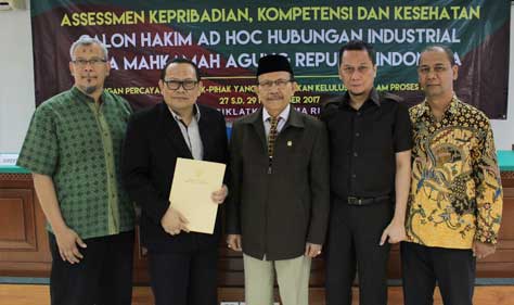 KY Gelar Seleksi Tahap III Calon Hakim ad hoc Hubungan Industrial di MA KY Gelar Seleksi Tahap III Calon Hakim ad hoc Hubungan Industrial di MA