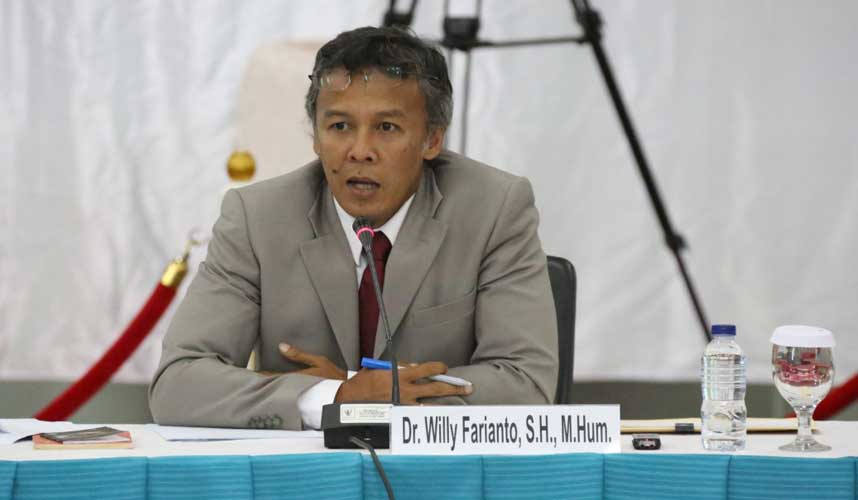 Calon Hakim ad hoc Hubungan Indutrial pada MA Willy Farianto: Transportasi Online Hubungan Kemitraan yang Tidak Berimbang