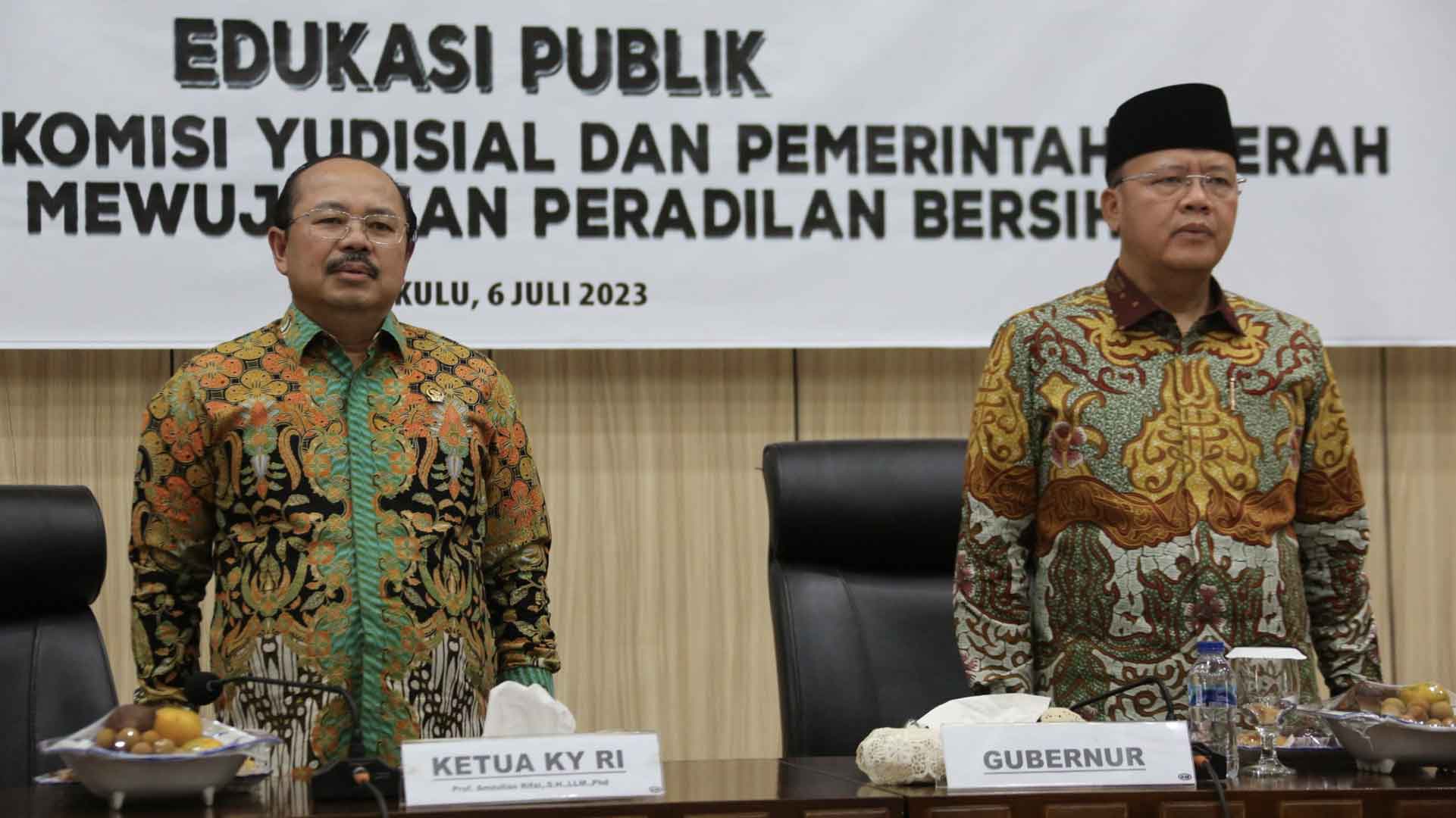 Gubernur Bengkulu Ajak Jaga Kehormatan Hakim Gubernur Bengkulu Ajak Jaga Kehormatan Hakim