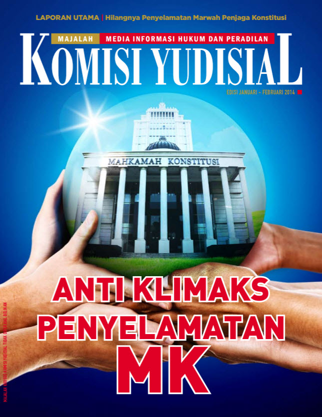 Majalah Komisi Yudisial edisi Januari-Februari 2014