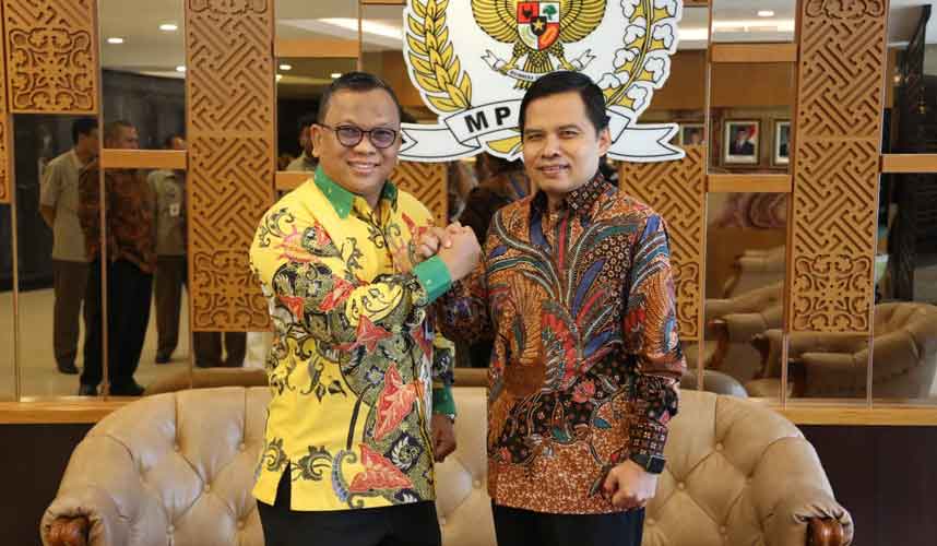 Sekjen KY Berdiskusi dengan Sekjen MPR Bahas Kelembagaan Sekjen KY Berdiskusi dengan Sekjen MPR Bahas Kelembagaan