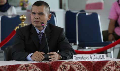 CHA Tiarsen Buaton: KY Harus Diperkuat Wewenangnya untuk Awasi Panitera CHA Tiarsen Buaton: KY Harus Diperkuat Wewenangnya untuk Awasi Panitera