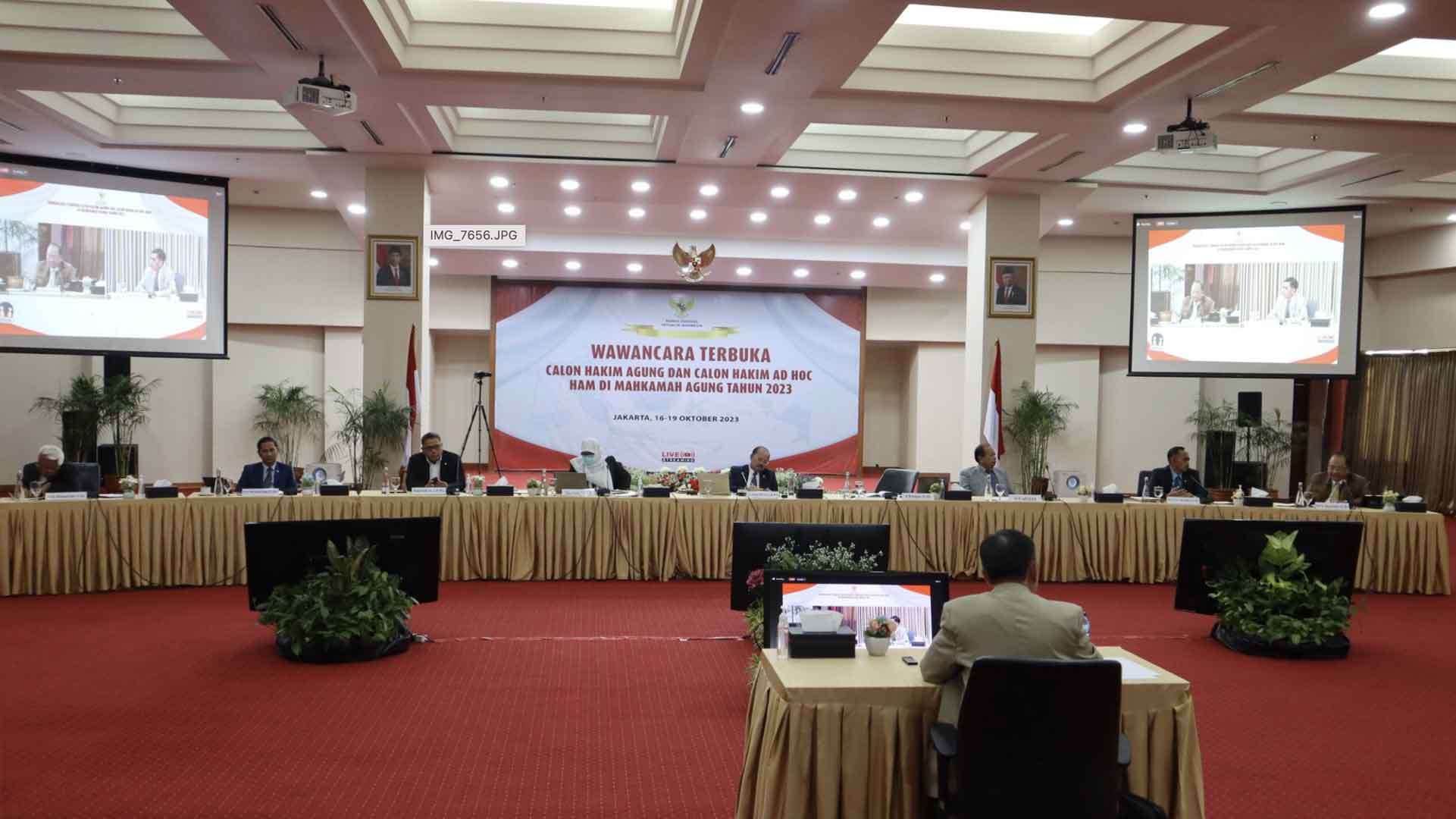 KY Gelar Seleksi Wawancara Calon Hakim Agung dan ad hoc HAM di MA Tahun 2023