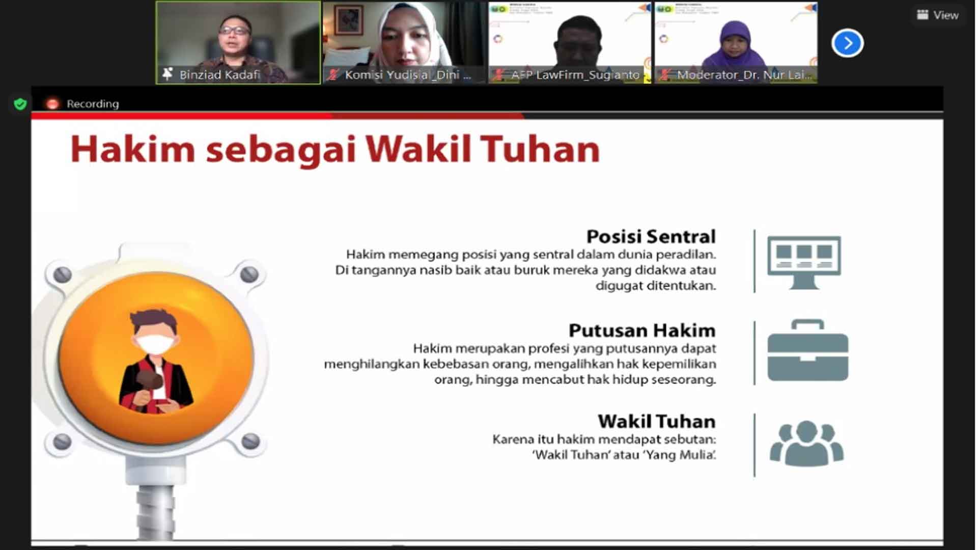 KY Gelar Webinar Nasional Klinik Etik dan Advokasi di Surabaya KY Gelar Webinar Nasional Klinik Etik dan Advokasi di Surabaya