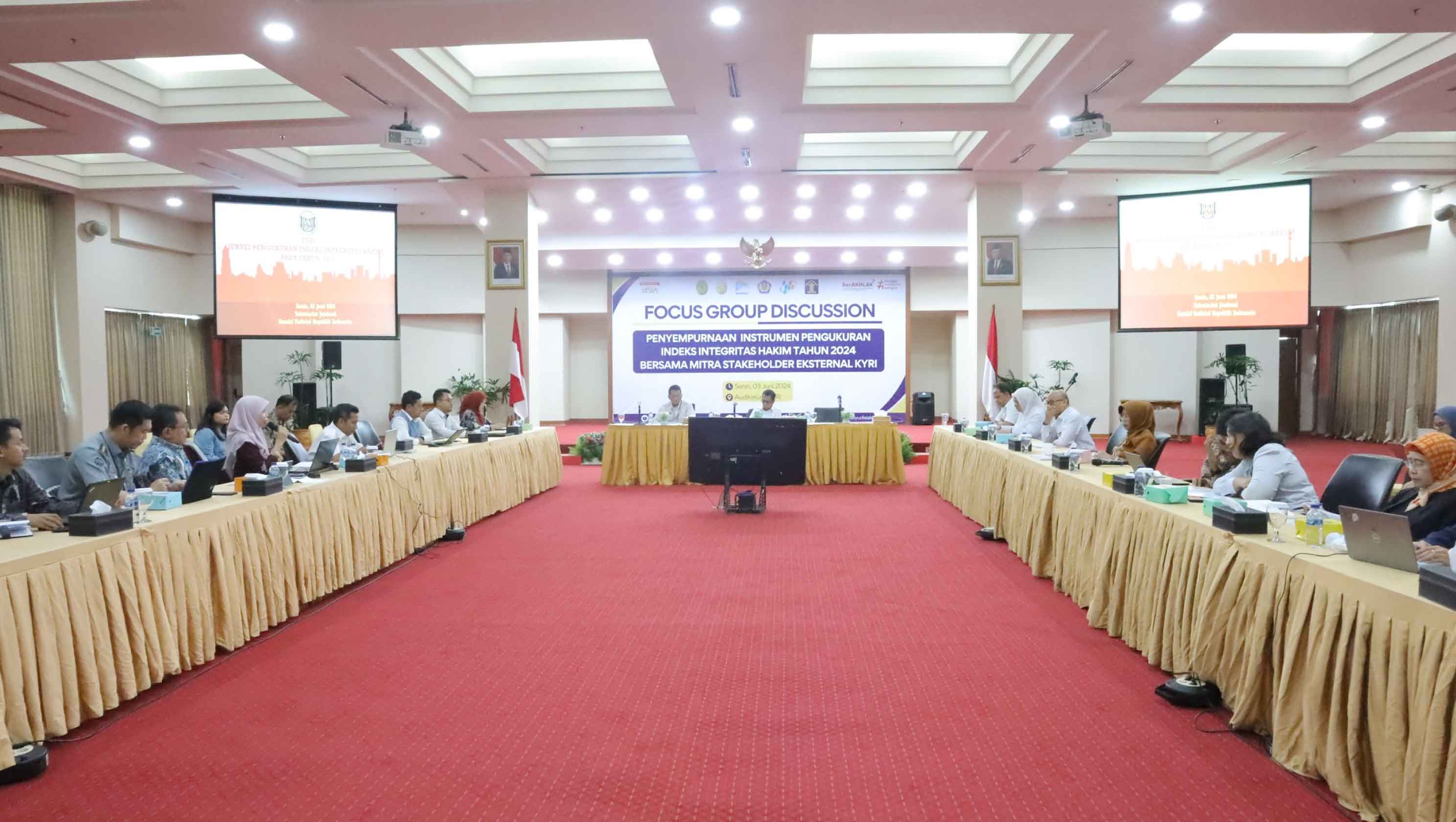 KY Gelar FGD Penyempurnaan Instrumen Indeks Integritas Hakim
