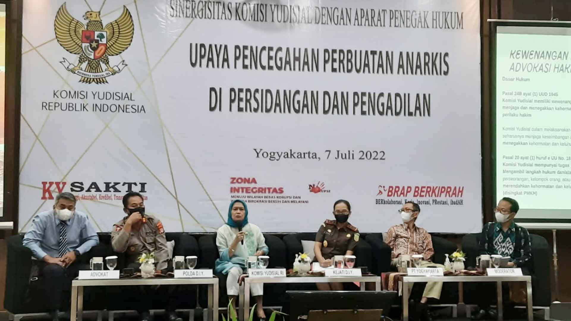 KY Sosialisasikan Wewenang Advokasi Hakim