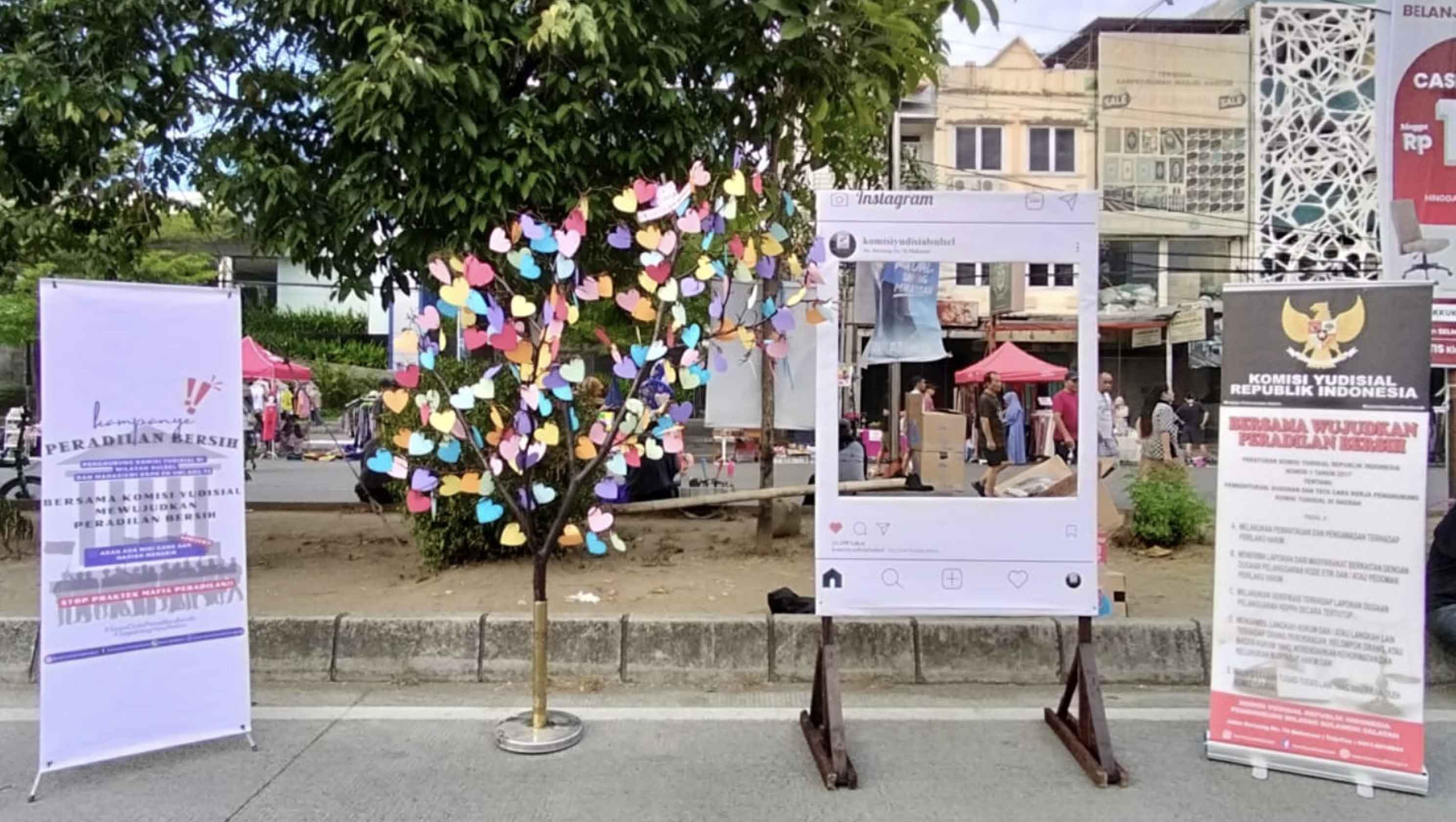 Penghubung KY Sulsel dan Mahasiswa KKN Gelar Kampanye Peradilan Bersih