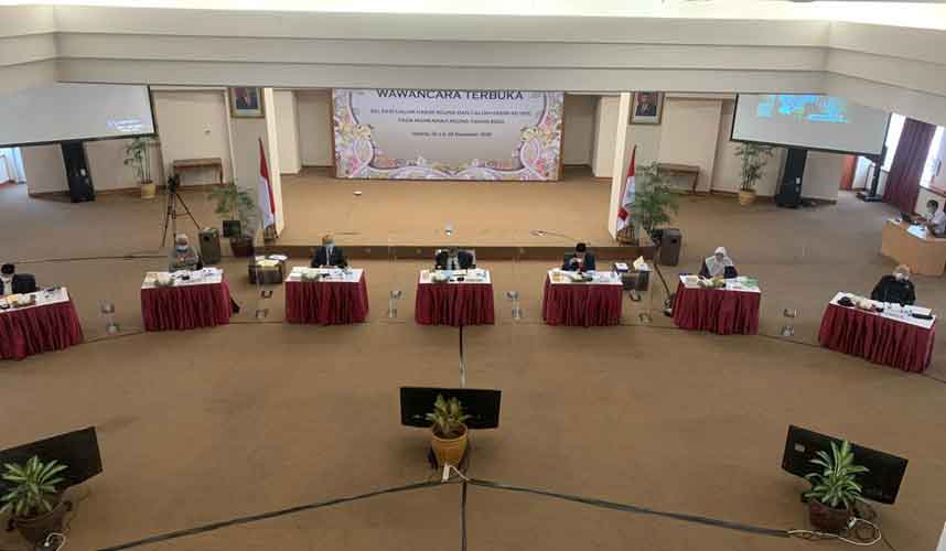 Hari ini, KY Mulai Gelar Wawancara Terbuka dengan Protokol Kesehatan Hari ini, KY Mulai Gelar Wawancara Terbuka dengan Protokol Kesehatan