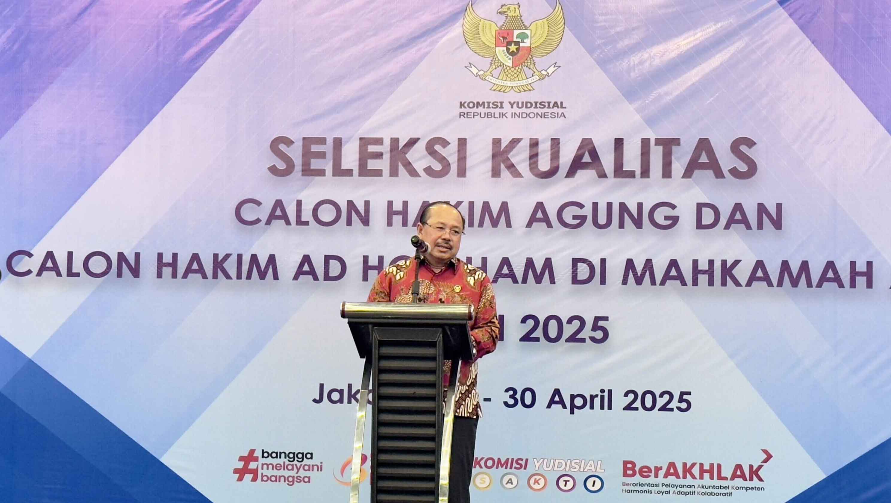KY Gelar Seleksi Kualitas Calon Hakim Agung dan Calon hakim ad hoc HAM di MA Tahun 2025