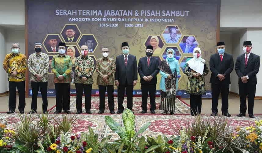 KY Gelar Sertijab dan Pisah Sambut Anggota KY Periode 2020-2025 KY Gelar Sertijab dan Pisah Sambut Anggota KY Periode 2020-2025