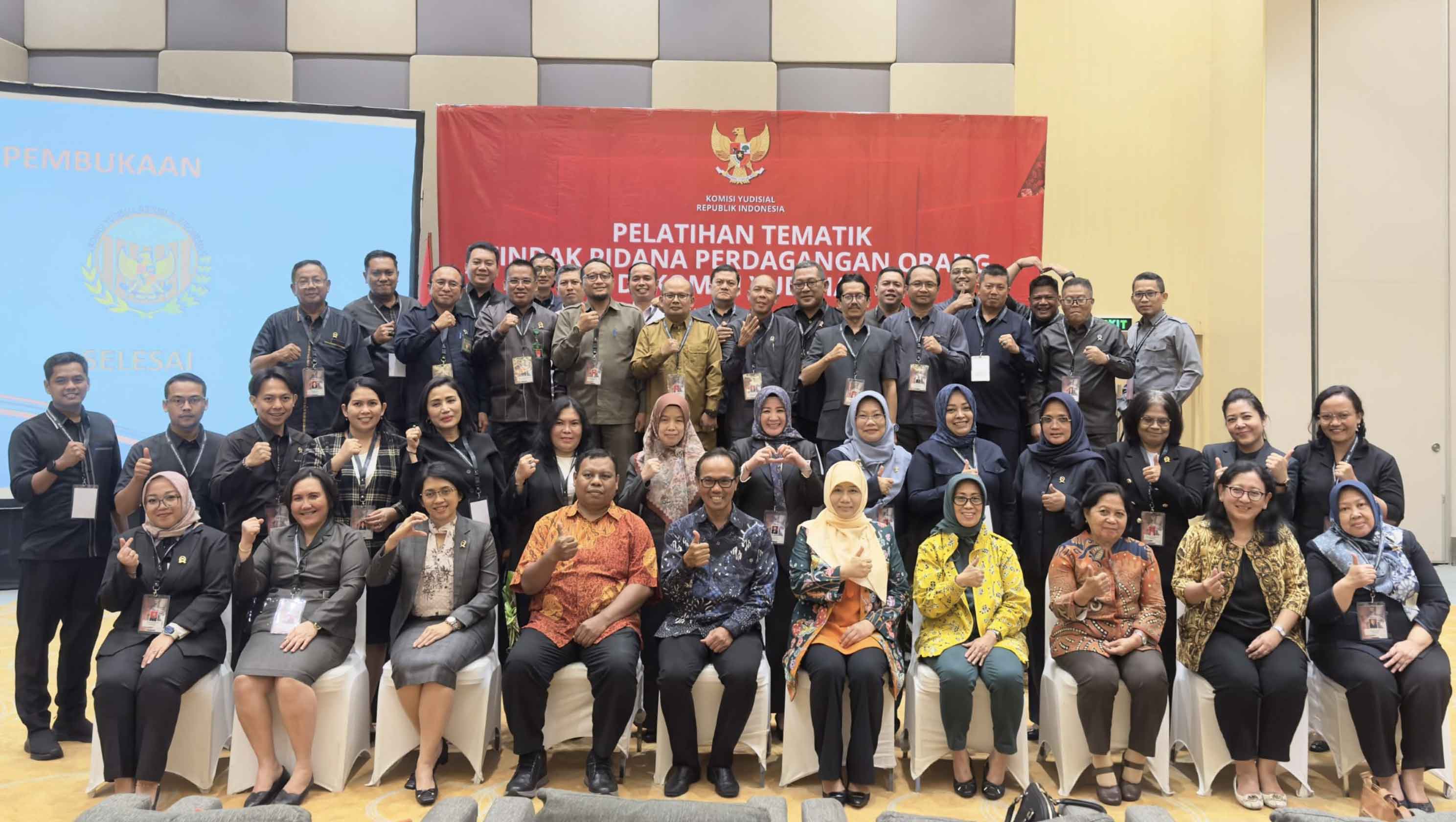 KY Gelar Pelatihan Tematik TPPO bagi Hakim untuk Pertama Kali