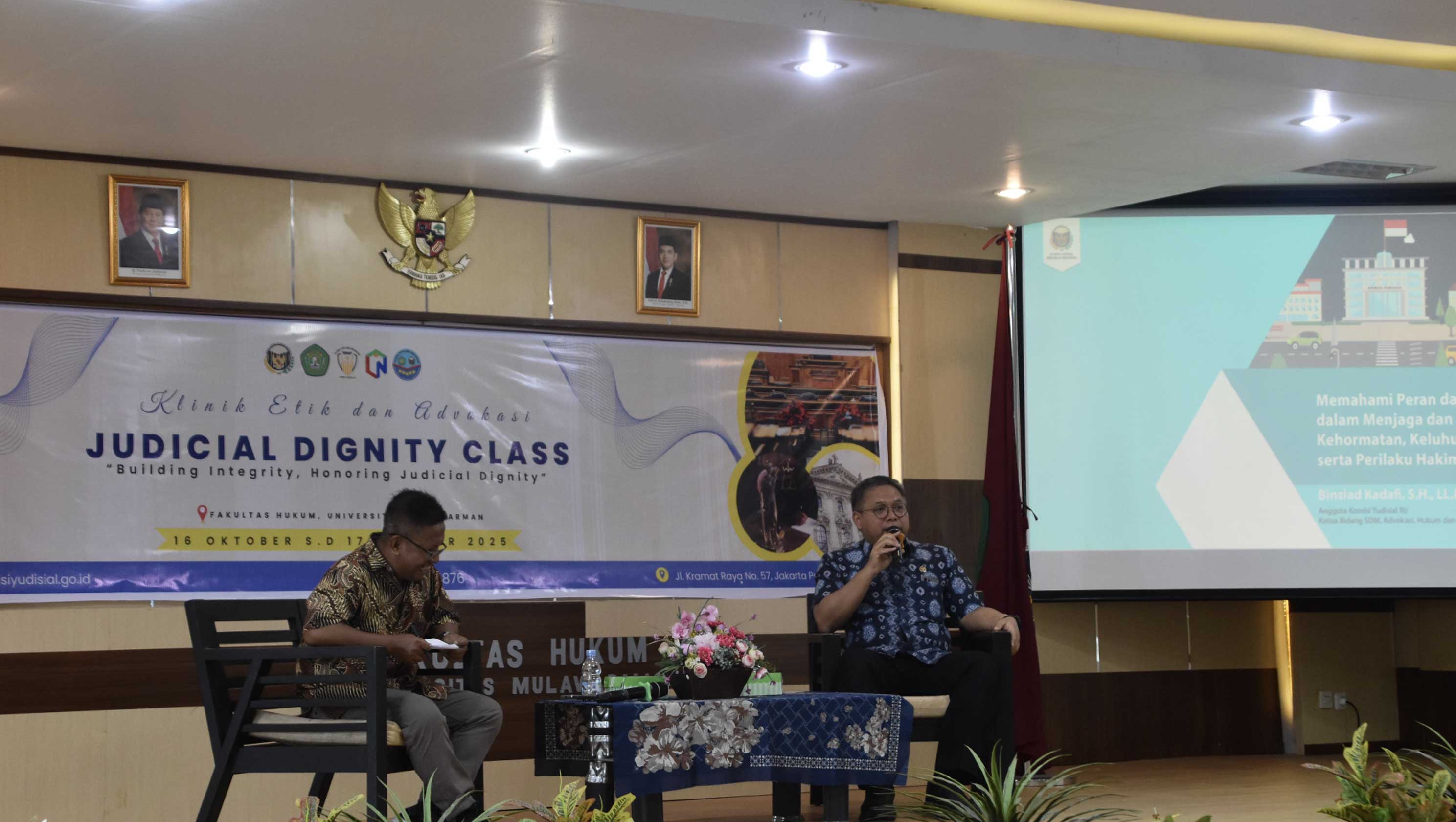 KY Bekali Mahasiswa FH Unmul Soal Etika KY Bekali Mahasiswa FH Unmul Soal Etika