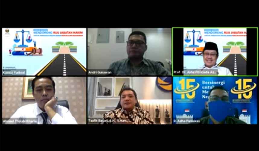 KY Gelar Diskusi Daring RUU Jabatan Hakim