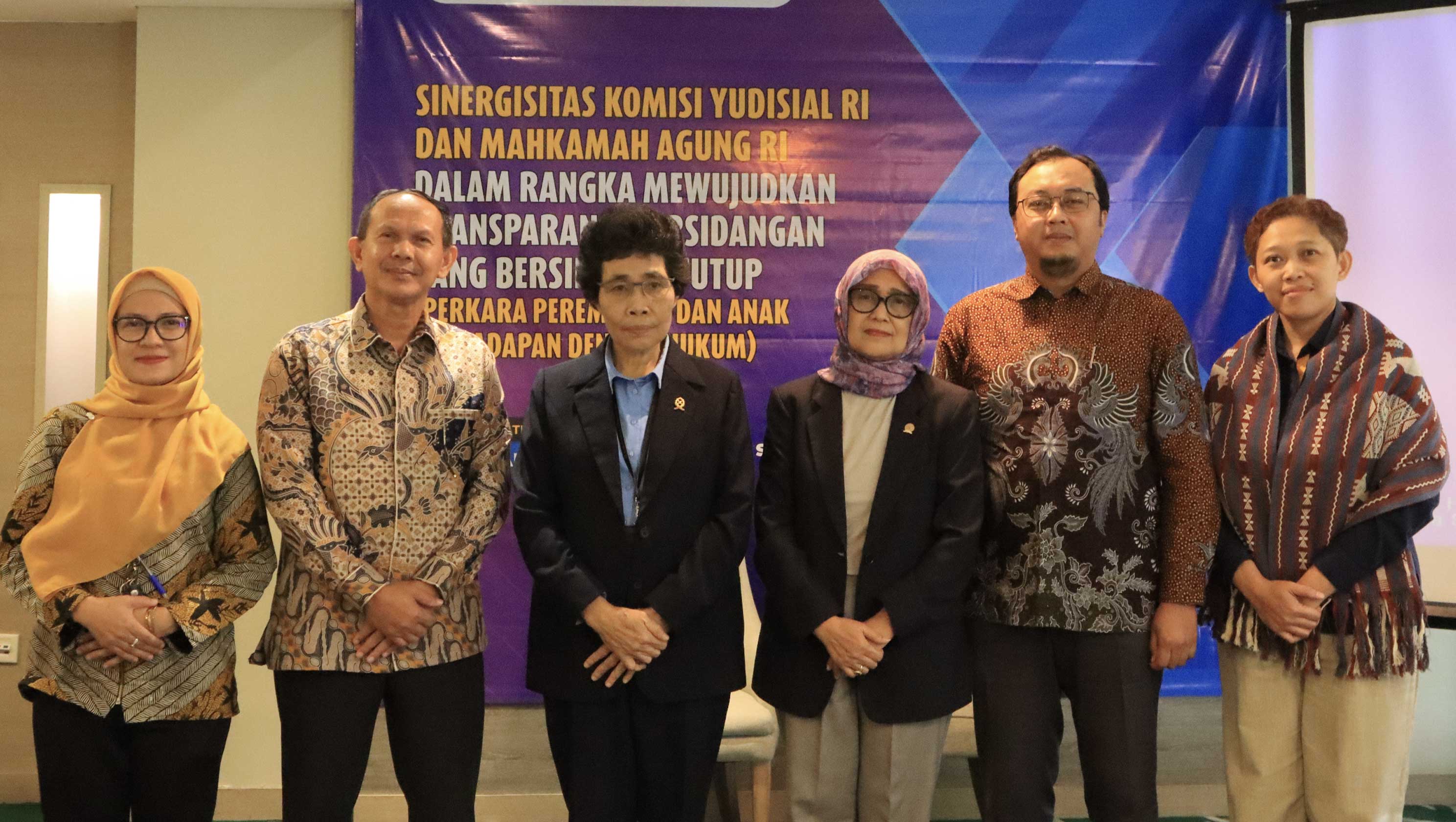 KY dan MA Bersinergi Wujudkan Transparansi Persidangan Tertutup KY dan MA Bersinergi Wujudkan Transparansi Persidangan Tertutup