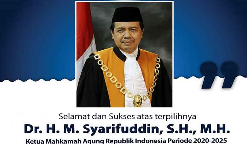 Ketua KY Beri Selamat atas Terpilihnya M. Syarifuddin sebagai Ketua MA 2020-2025 Ketua KY Beri Selamat atas Terpilihnya M. Syarifuddin sebagai Ketua MA 2020-2025