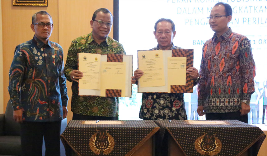 Tingkatkan Efektivitas Pengawasan, KY MoU dengan Pascasarjana Unpas Tingkatkan Efektivitas Pengawasan, KY MoU dengan Pascasarjana Unpas