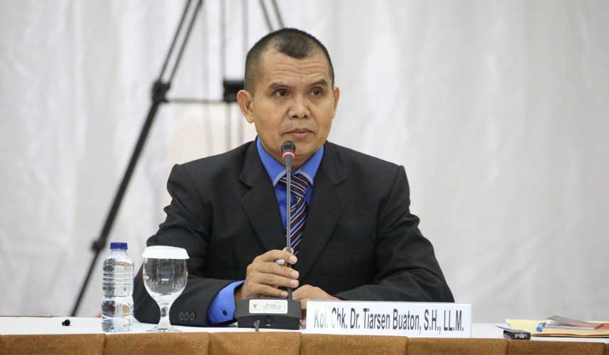 CHA Tiarsen Buaton: Peradilan Militer Dibutuhkan agar Prajurit Tetap Disiplin 