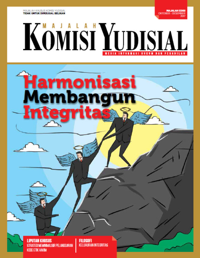 Majalah Komisi Yudisial edisi Oktober-Desember 2017