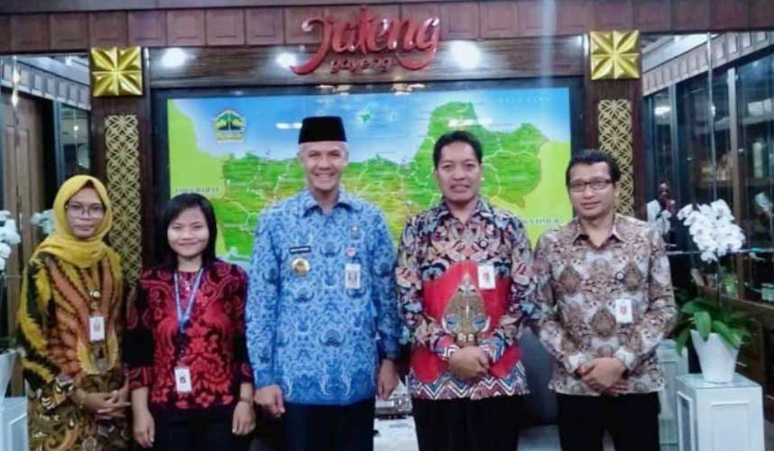 Penghubung KY Jawa Tengah Beraudiensi dengan Gubernur Jawa Tengah 
