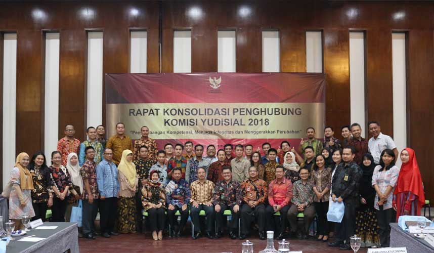 KY Gelar Rapat Konsolidasi Penghubung Komisi Yudisial Tahun 2018