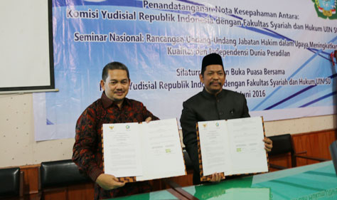 Perkuat Jejaring, KY Tandatangani MoU dengan UIN Sumatera Utara