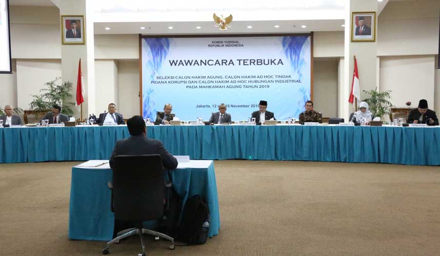 KY Gelar Seleksi Wawancara Calon Hakim ad hoc Tipikor di MA KY Gelar Seleksi Wawancara Calon Hakim ad hoc Tipikor di MA