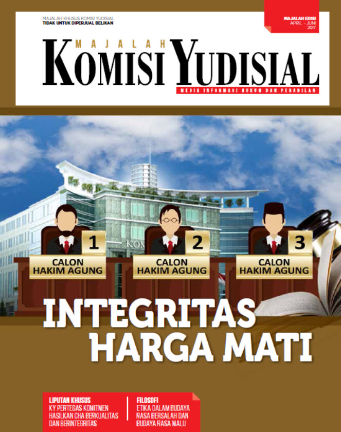 Majalah Komisi Yudisial edisi April-Juni 2017