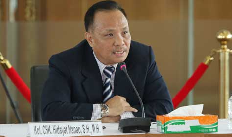 CHA Hidayat Manao: Perlu SKB TNI dan KPK dalam Tangani Korupsi di Militer CHA Hidayat Manao: Perlu SKB TNI dan KPK dalam Tangani Korupsi di Militer
