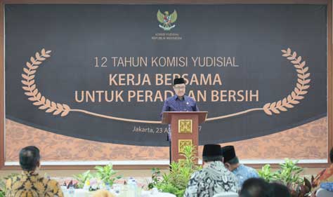 Ulang Tahun ke-12, KY Kerja Bersama Untuk Peradilan Bersih