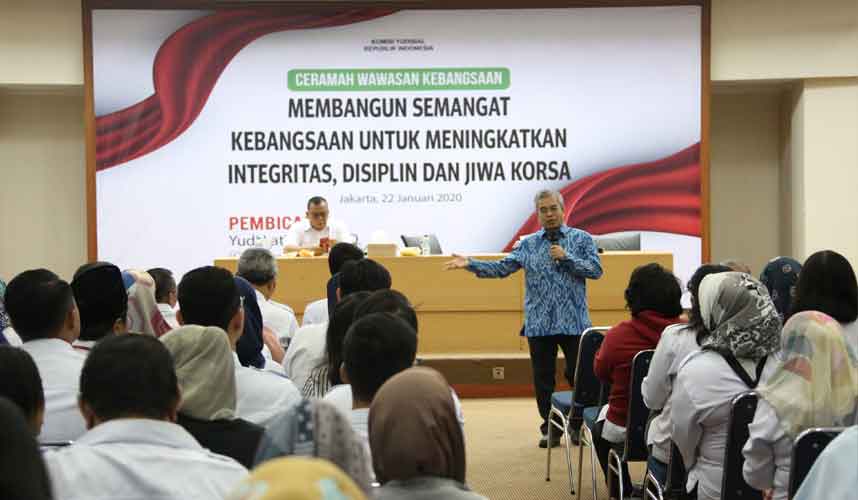 Pegawai KY Diberi Pembekalan Seputar Wawasan Kebangsaan Pegawai KY Diberi Pembekalan Seputar Wawasan Kebangsaan
